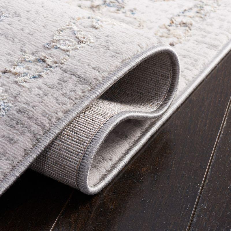 Bel Air BLA234 Power Loomed Area Rug - Beige/Gray - 6'7"x6'7" - Safavieh.