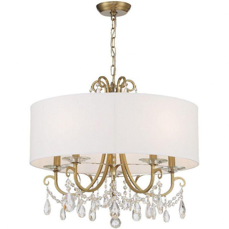 Crystorama Lighting Othello 5 - Light Chandelier in  Vibrant Gold
