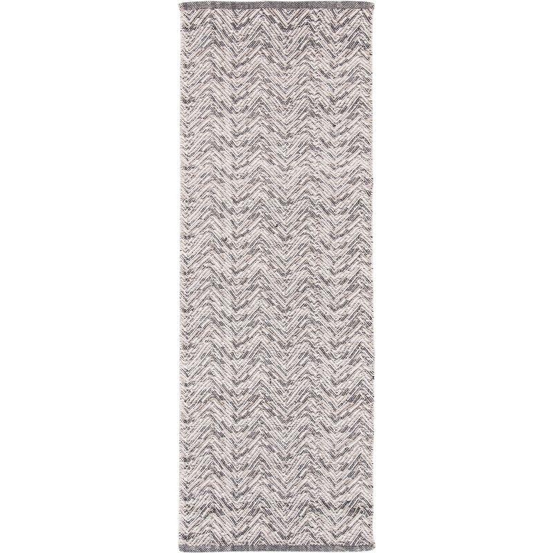 Kilim KLM401 Hand Woven Runner Rug - Grey/Beige - 2'3"x7' - Safavieh