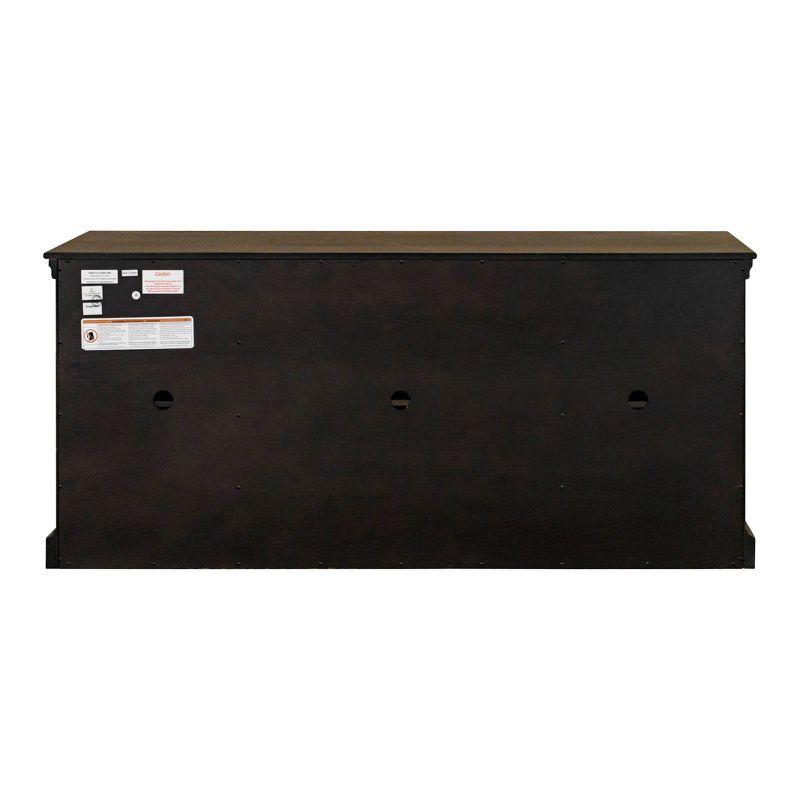 Kingston Traditional 70" TV Console: English Manor Style, No Assembly - Martin Furniture