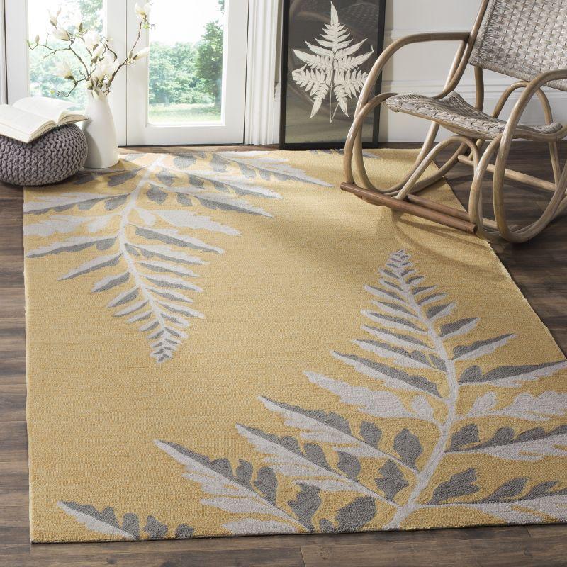Martha Stewart Hand Hooked Performance Floral Rug