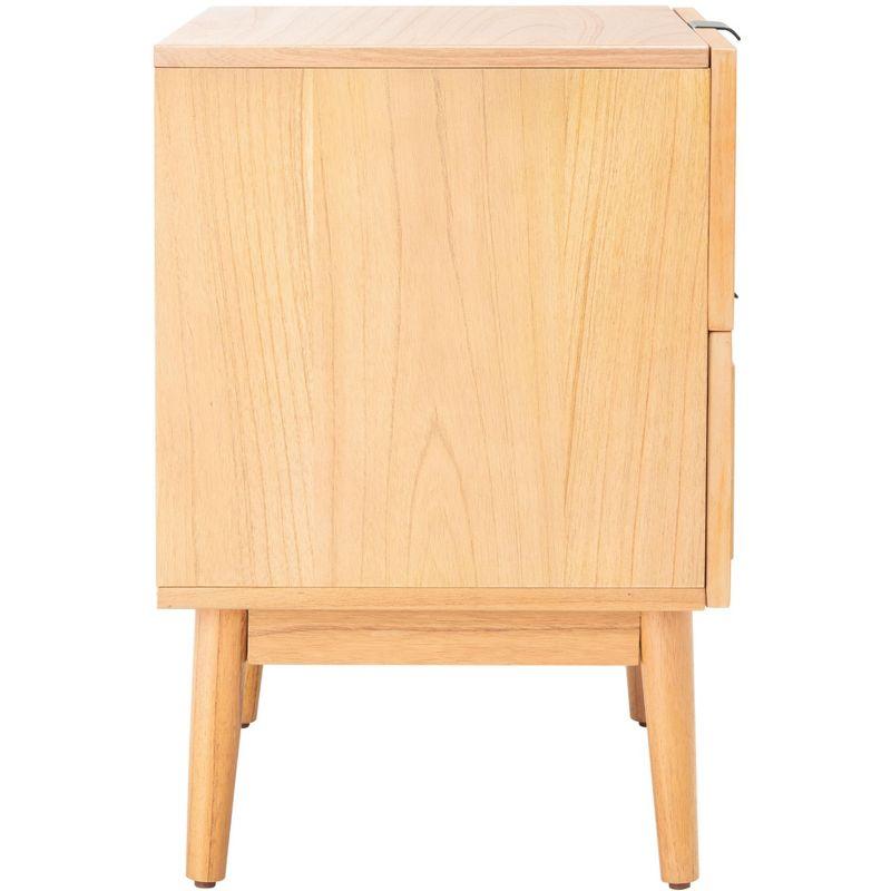 Baisley 2 Drawer Rattan Nightstand - Safavieh