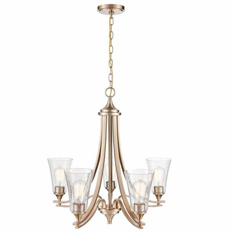 Millennium Lighting Natalie 5 - Light Chandelier in  Modern Gold