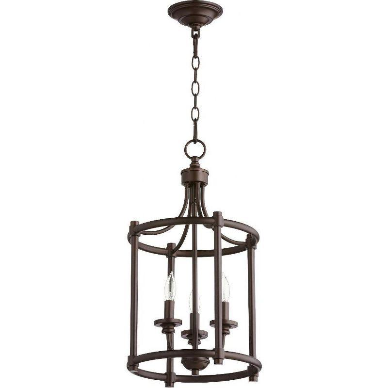 Rossington 3-Light Oiled Bronze Entry Pendant