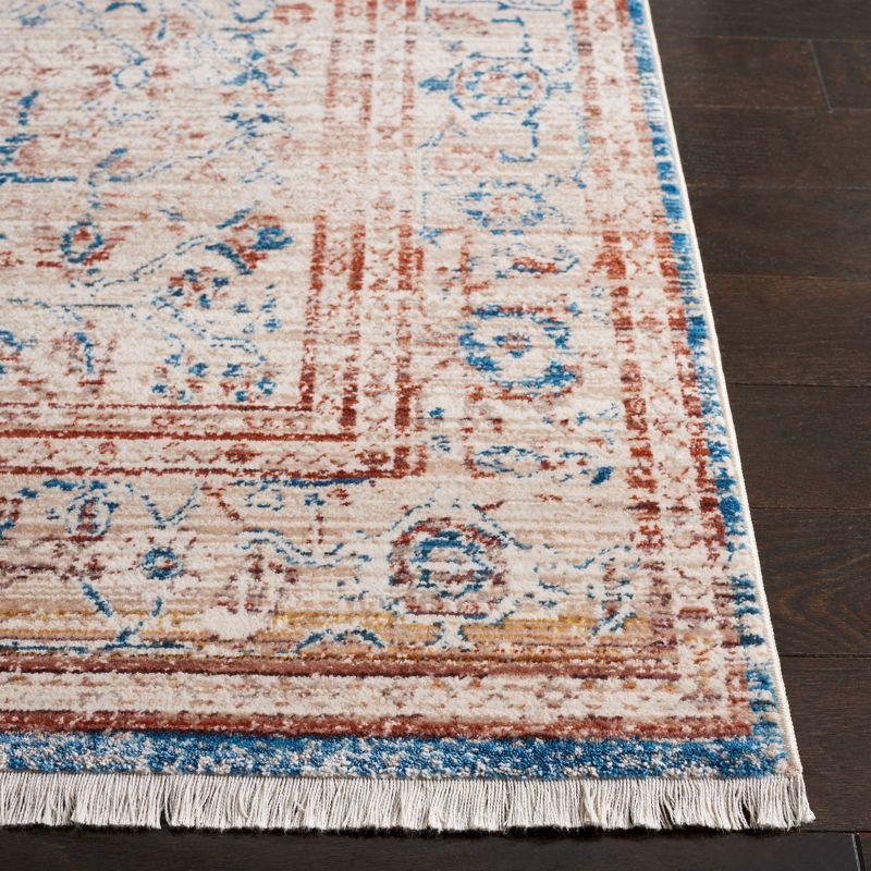 Vintage Persian VTP427 Power Loomed Area Rug - Beige/Rust - 6'x9' - Safavieh.