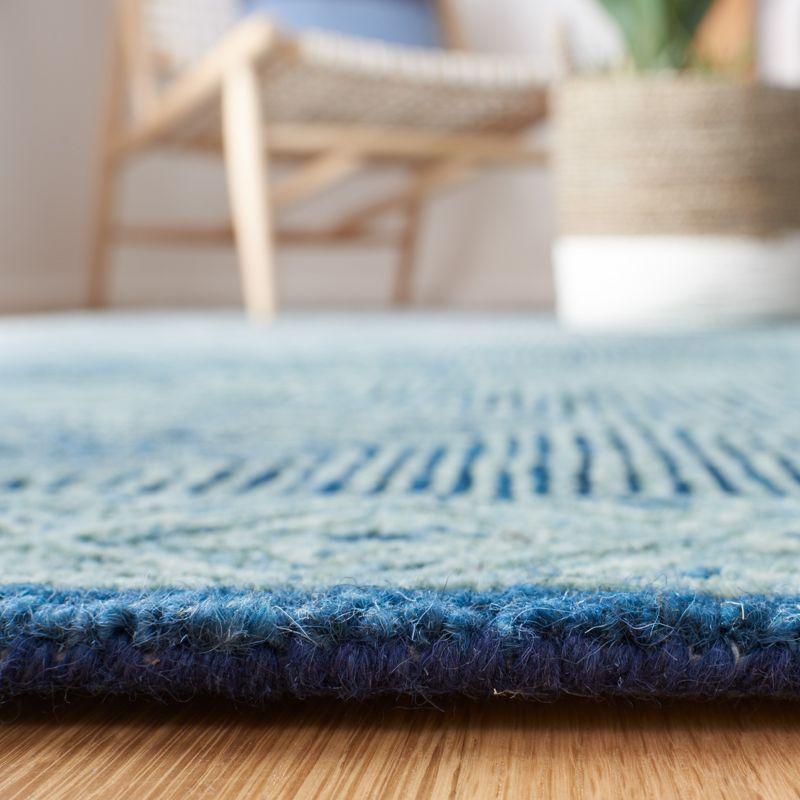 Micro-Loop MLP975 Hand Tufted Area Rug - Navy - 5'x8' - Safavieh.
