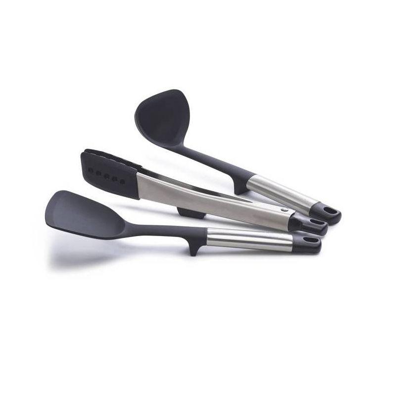 Joseph Joseph Joseph Joseph Elevate Fusion 3-Piece Utensil Set with Storage Stand