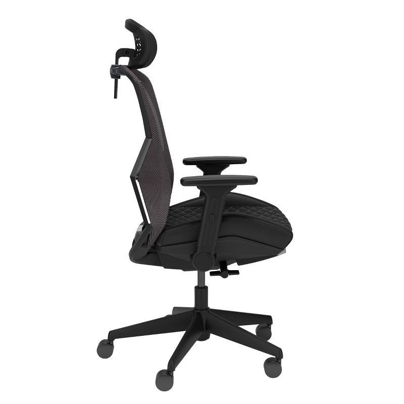 Respawn RESPAWN SPIRE Ergonomic Mesh Office Gaming Chair - High Back Home PC Computer Desk Reclining Gaming Chair, Adjustable Armrests, Adjustable Headrest, Knitted Mesh Back, Cooling Gel Seat