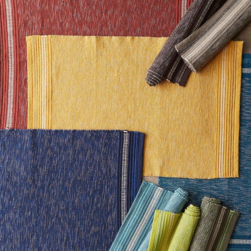 Design Imports Modern Edge Stripe - Nautical Blue - 2 X 3 Ft