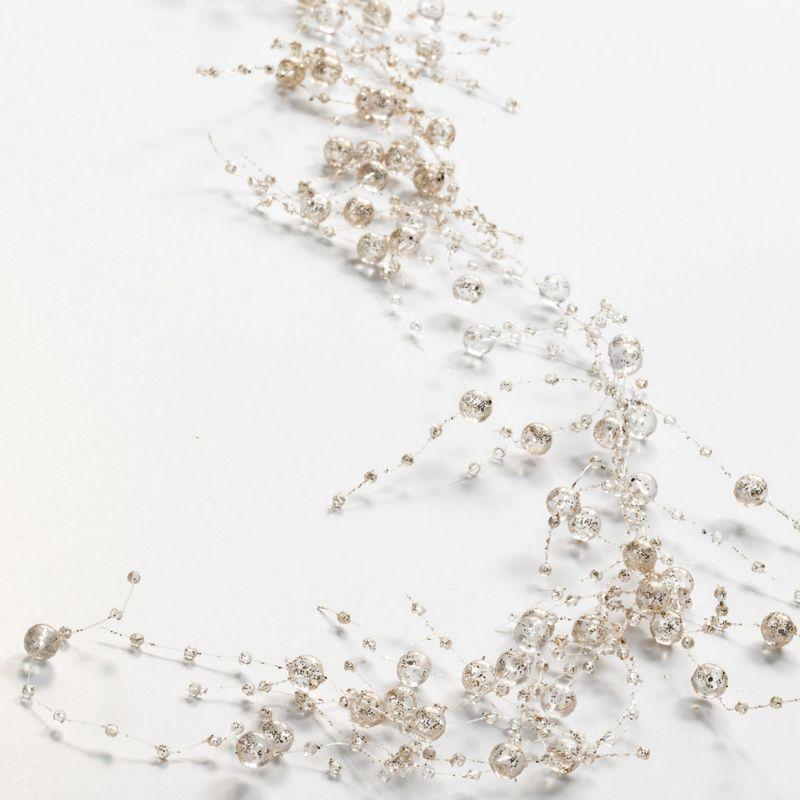 Sullivans Glittered Bead Garland 72"L Gold