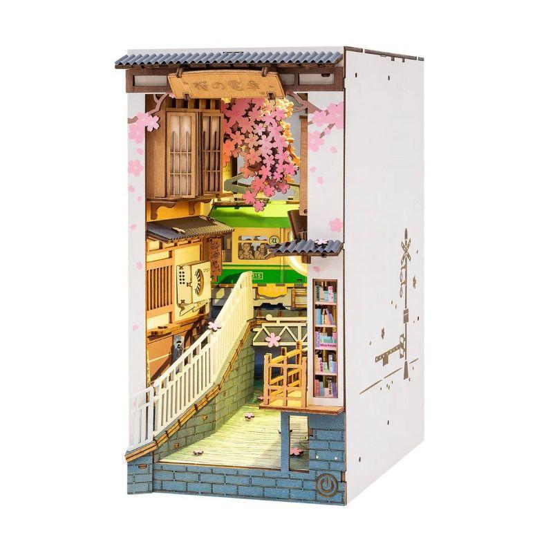 DIY 3D Book Nook Kit Sakura Densya 340 pcs