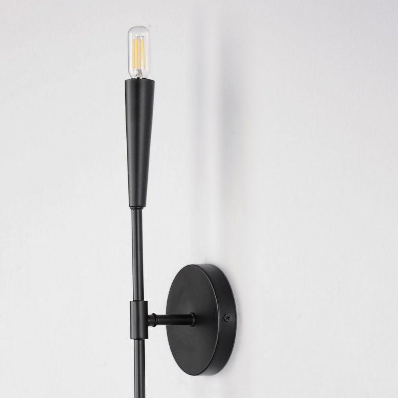 Maxim Lighting Vela 1 - Light Wall Light in  Black