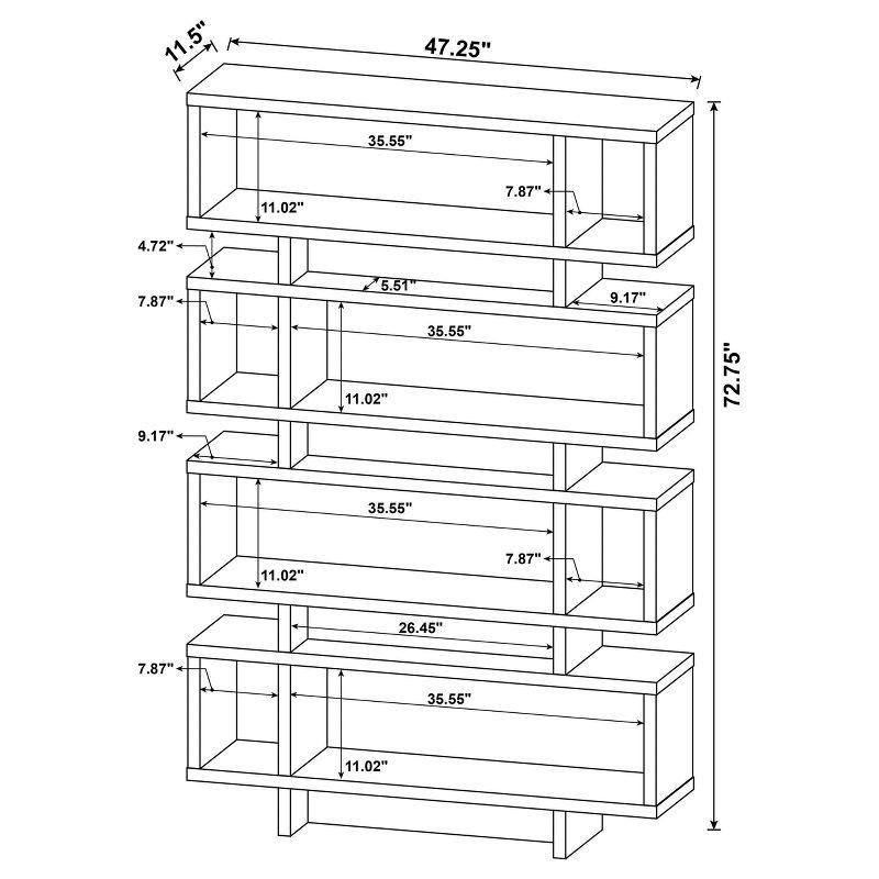 Reid 4 Shelf Bookcase - Coaster