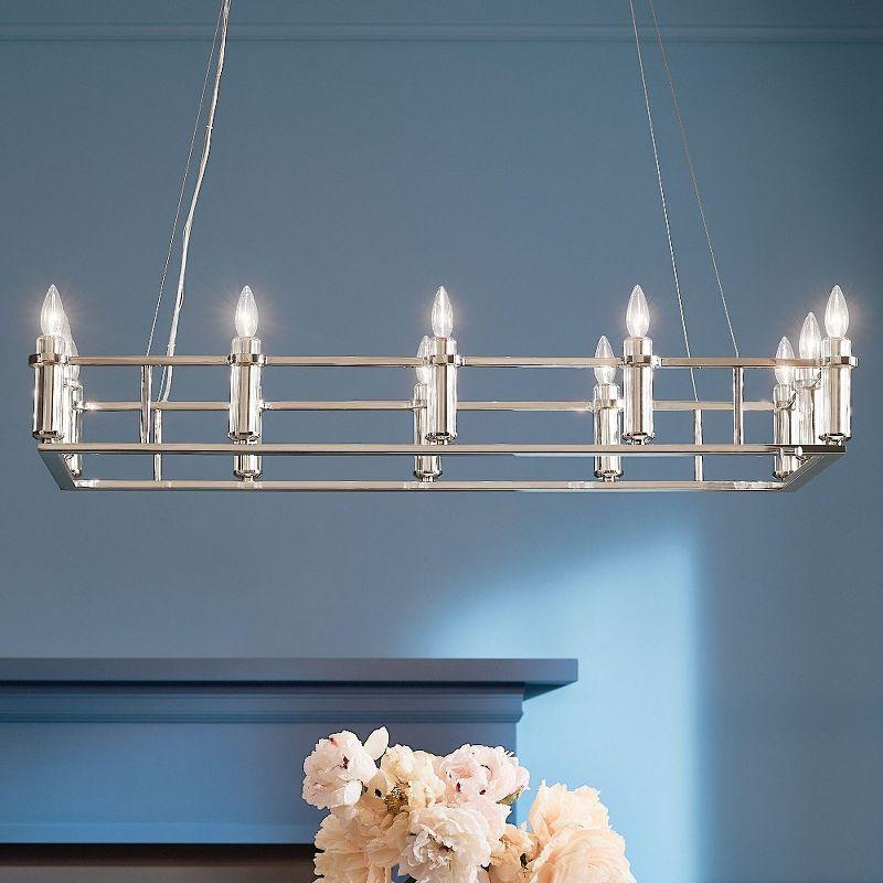 Kichler Lighting Rosalind 12 - Light Chandelier in  Polished Nickel