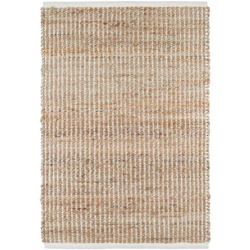 Gridwork Ivory Handwoven Jute Rug
