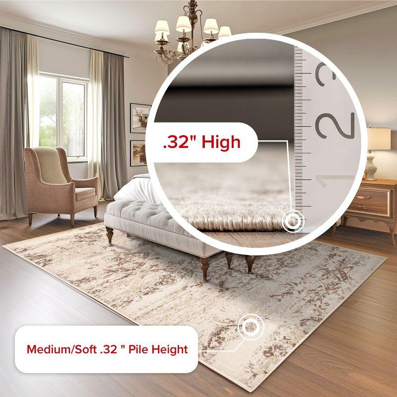 Nuloom Freja Floral & Paisley 2x10 Runner Indoor Area Rug for Living Room Bedroom Dining Room Entryway Hallway Kitchen, Beige/Ivory