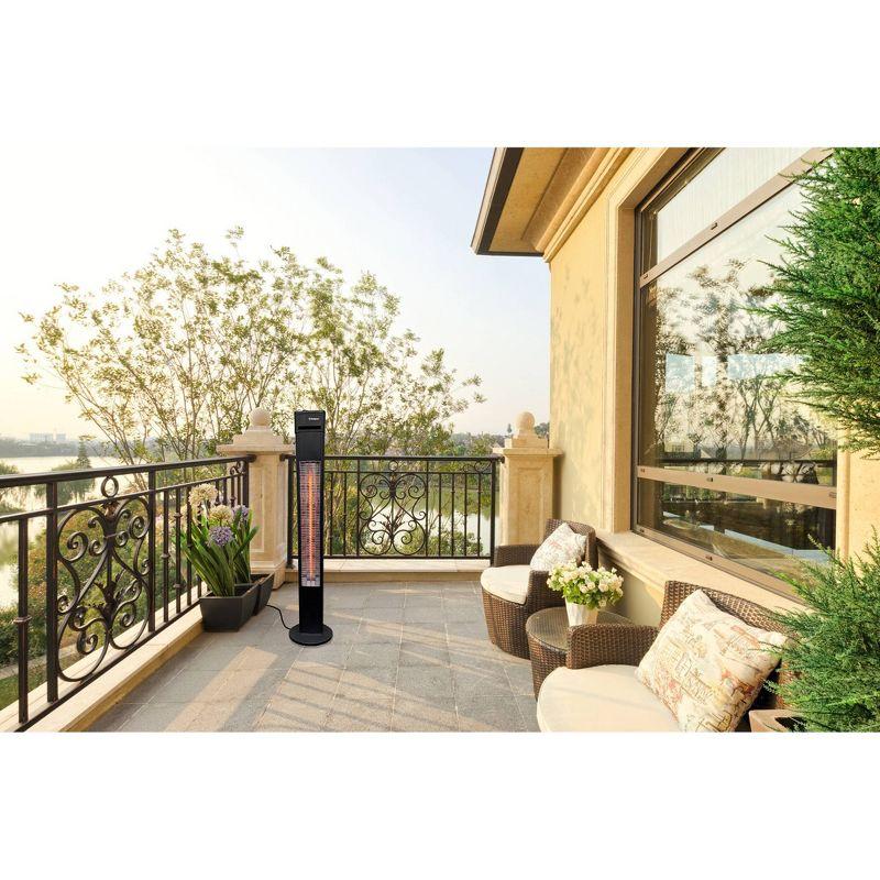 Freestanding Tower Infrared Electric Outdoor Heater - Black - Westinghouse