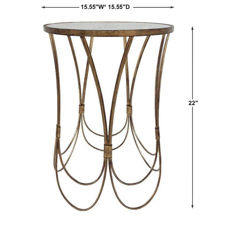 Uttermost Kalindra Gold Accent Table