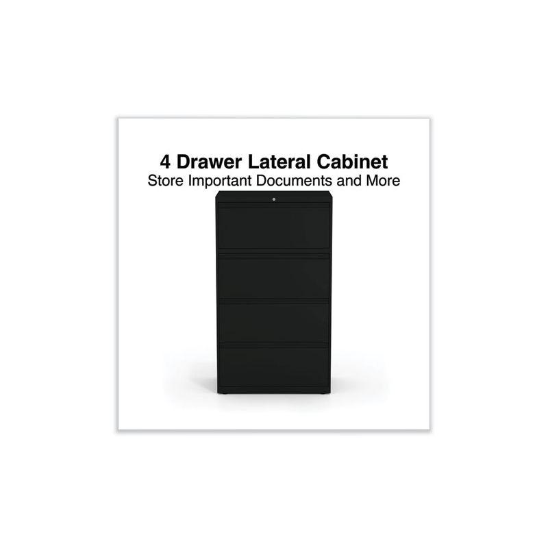 Alera® 30'' Wide 4 -Drawer Steel File Cabinet
