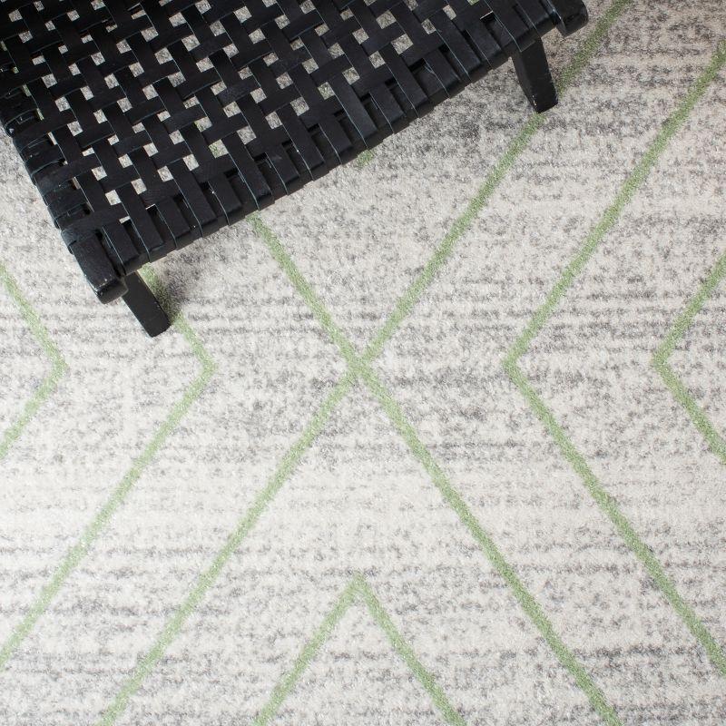 Adirondack ADR251 Machine Made Indoor Accent Rug - Grey/Green - 3'x5' - Safavieh