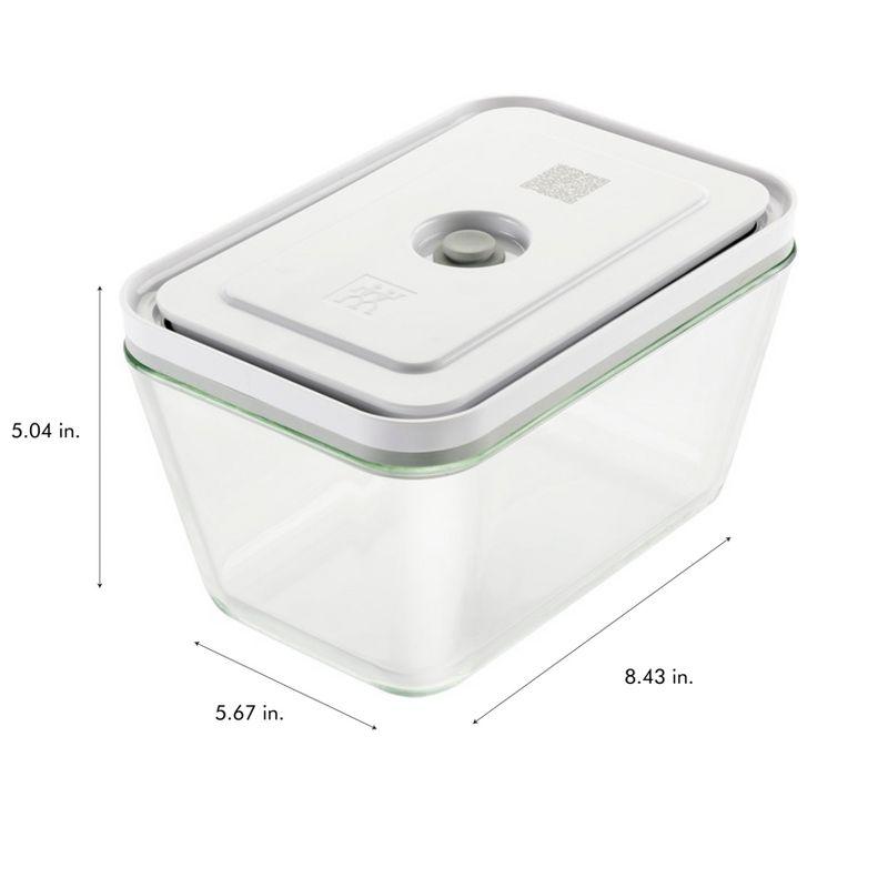 ZWILLING J.A. Henckels ZWILLING Fresh & Save 3-Piece Glass Food Storage Container, Meal Prep Container- Assorted Sizes