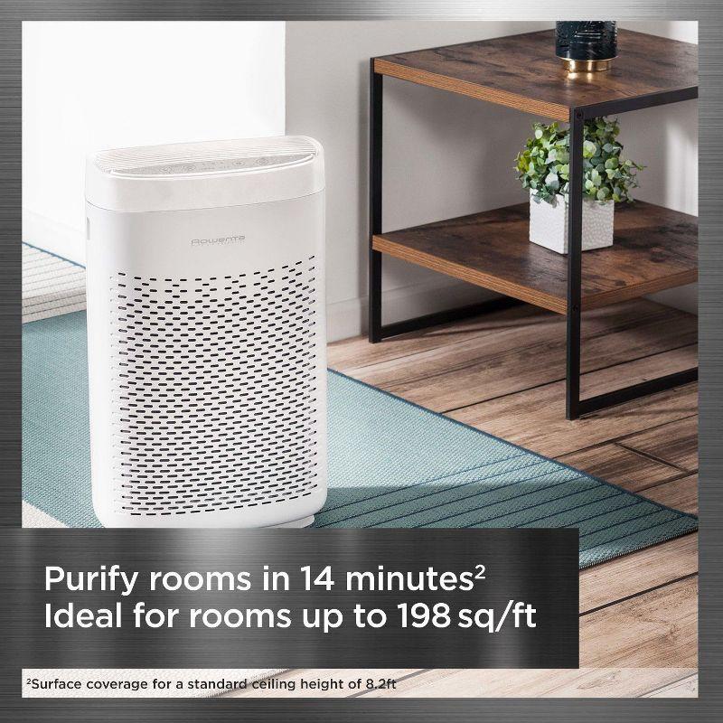 White HEPA and Carbon Filtration Home Air Purifier