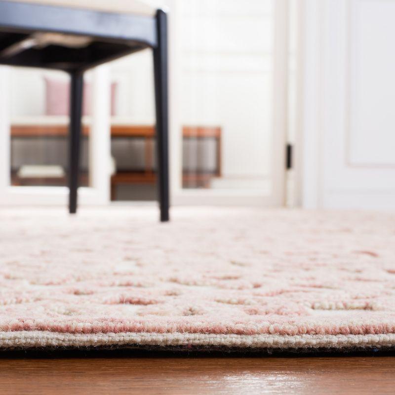 Martha Stewart Trace - MSR3513 - Indoor Hand Tufted Area Rugs - Ivory/Pink - 8'x10'