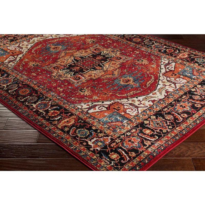 Mark & Day Elanor Woven Indoor Area Rugs Dark Red