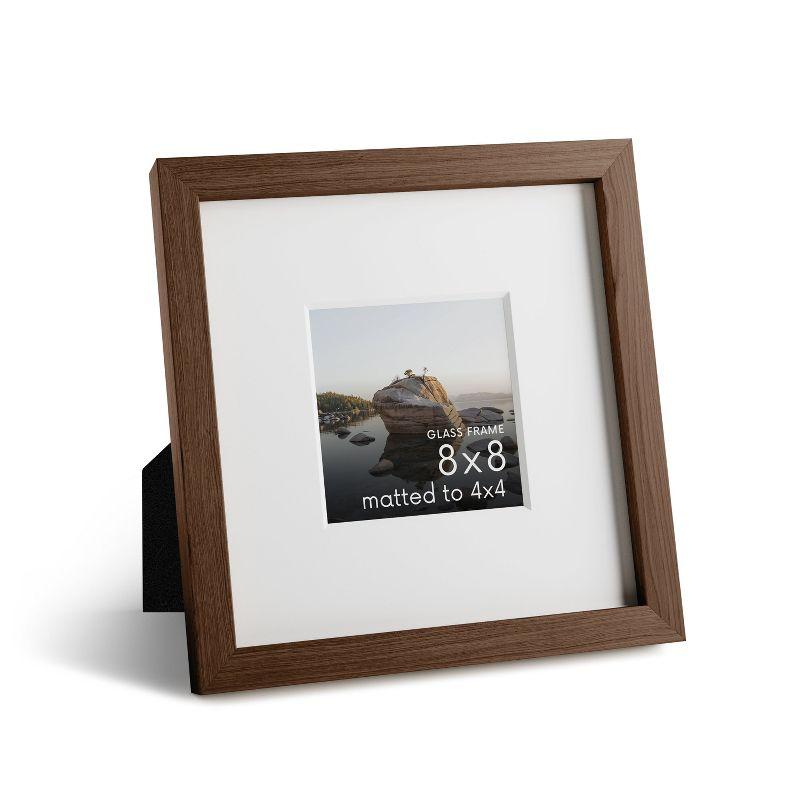 Haus and Hues Oak Wood Single Picture Frame with Real Glass