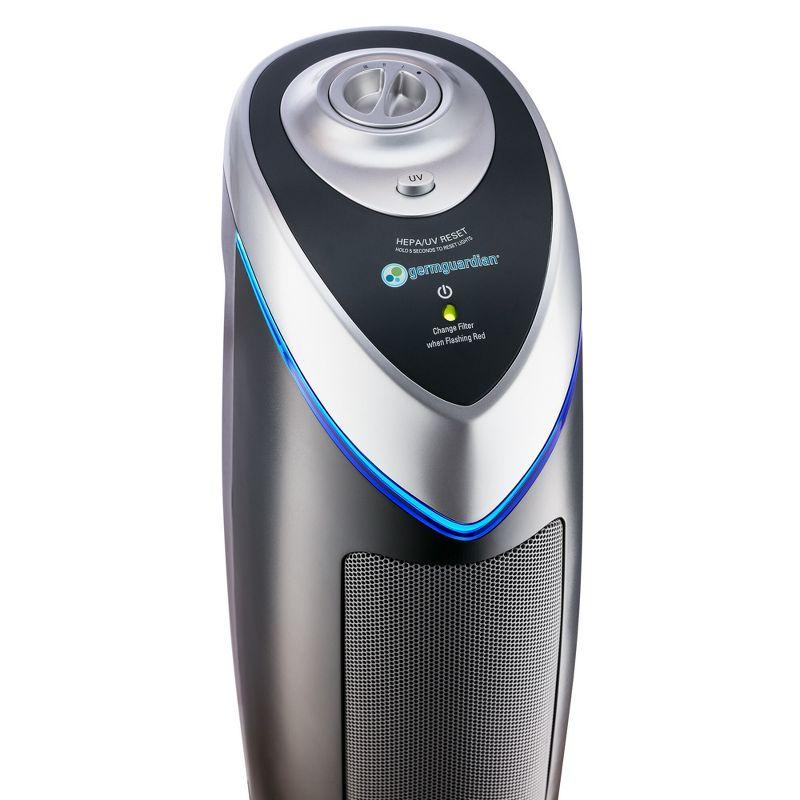 Germ Guardian Air Purifier with HEPA Filter and UVC Black