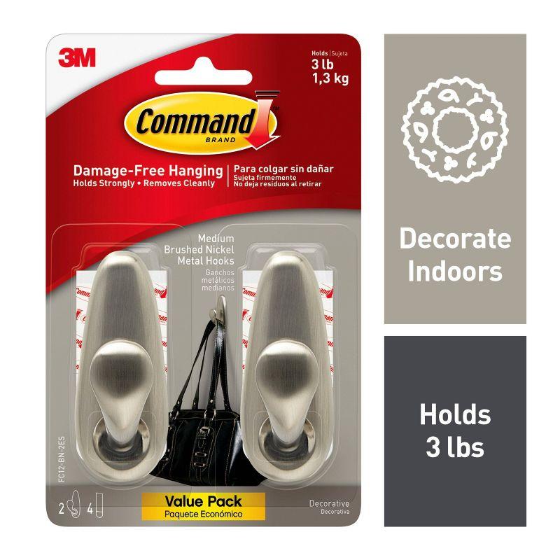 Command Medium Sized Forever Classic Decorative Hooks