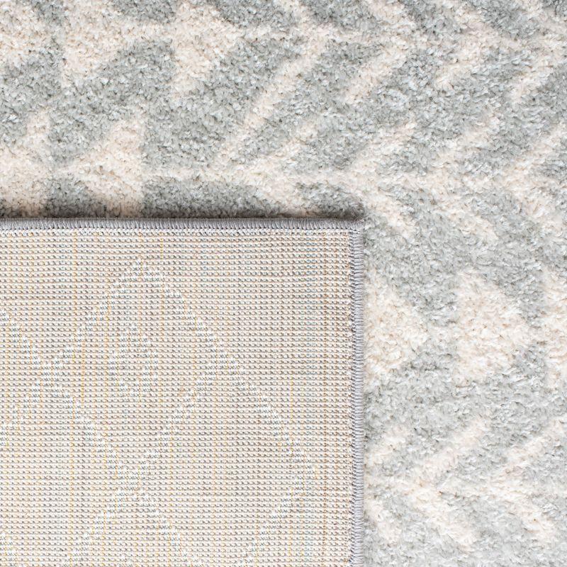 Tulum TUL262 Power Loomed Area Rug - Light Grey/Ivory - 6'x9' - Safavieh.