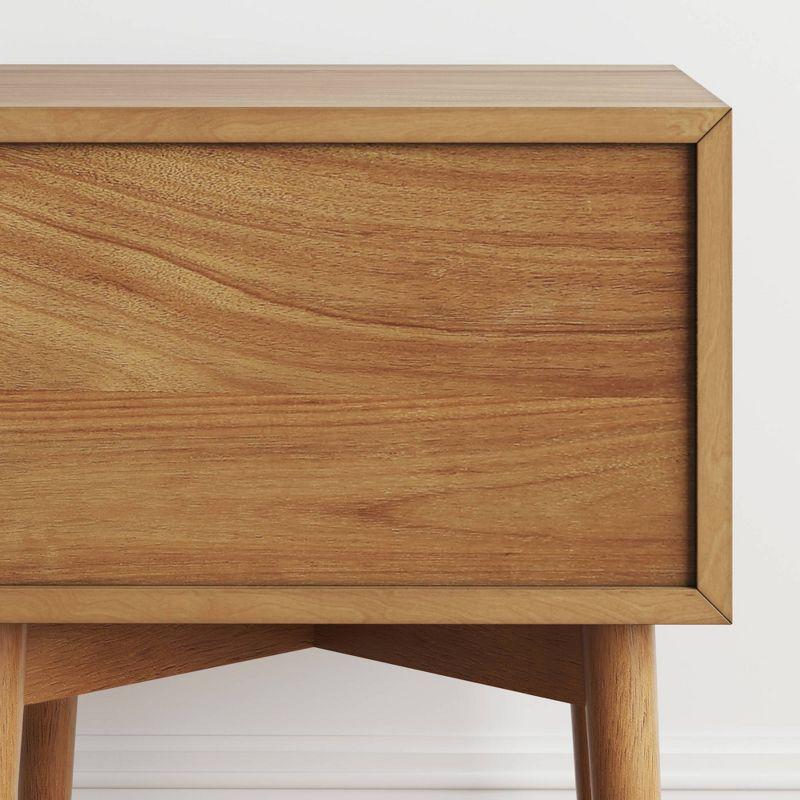 Harper 2-Drawer Wood Nightstand with Storage