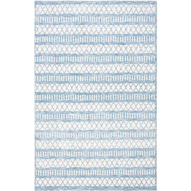 Easy Care ECR114 Power Loomed Machine Washable Area Rug - Ivory/Grey - 3'x5' - Safavieh.