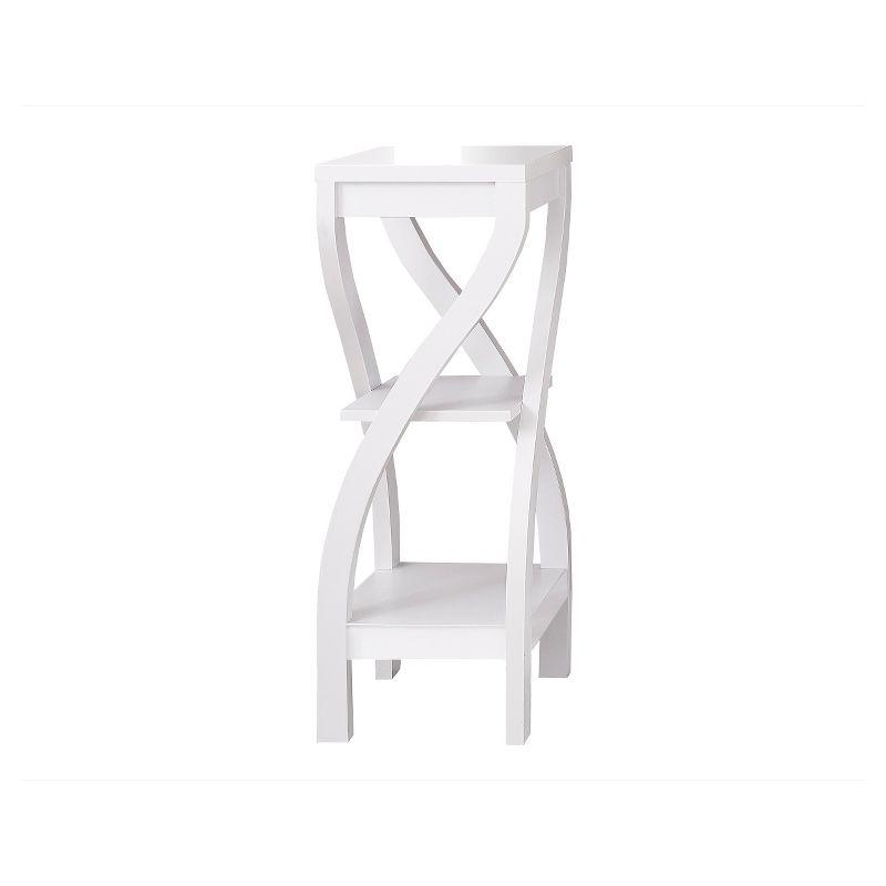 End Table White - EveryRoom: Rectangle Accent Table for Living Room, Adult Assembly, MDF Composite