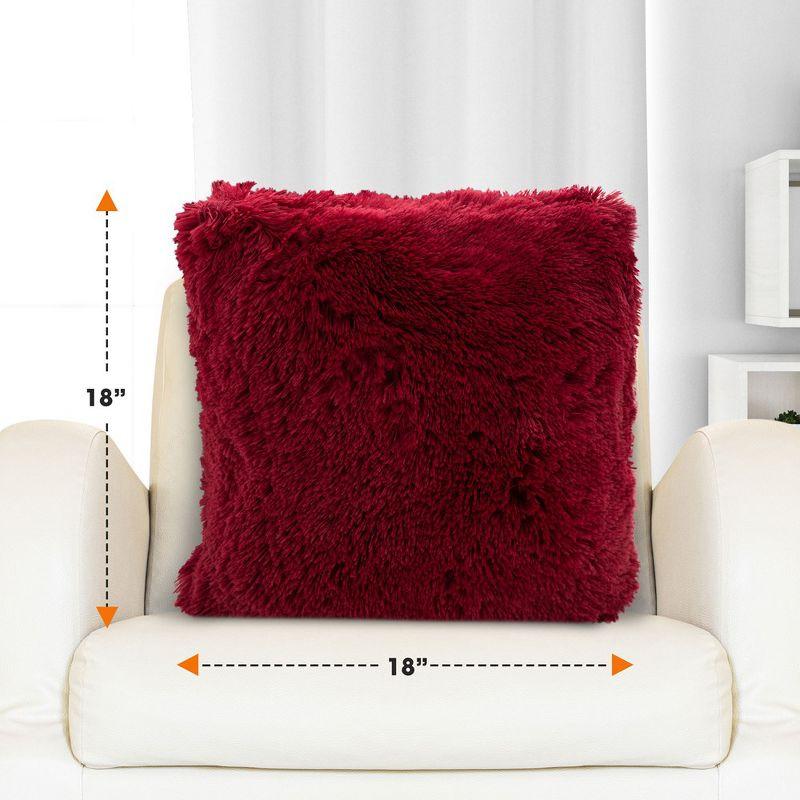 Faux Fur Throw Pillow