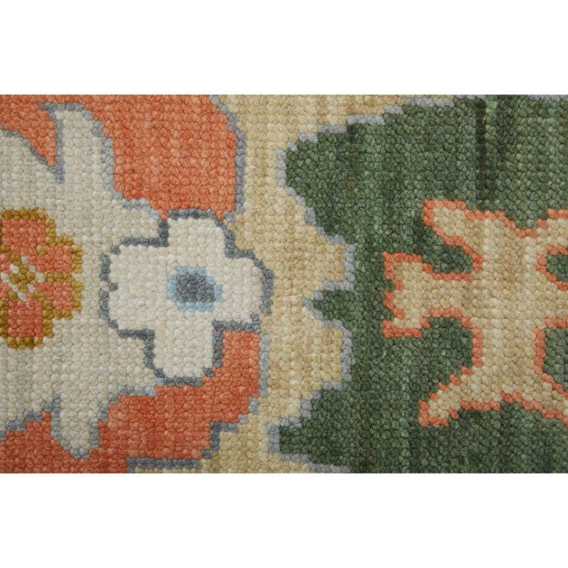 Karina Transitional Floral & Botanical Ivory/Gold/Green Area Rug