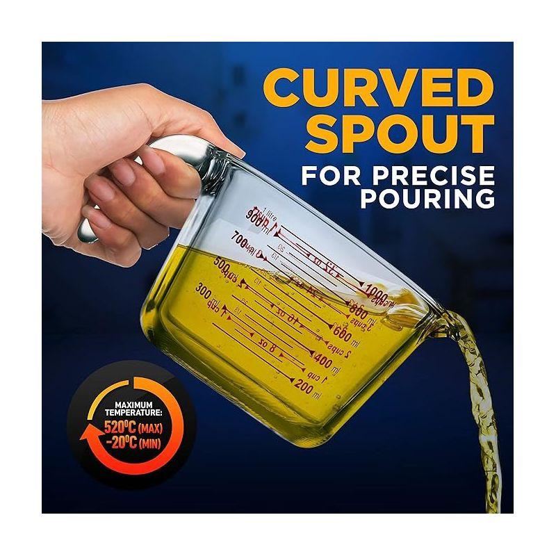 NutriChef NutriChef Glass Measuring Cup