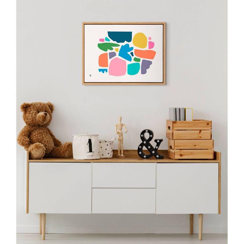 George Oliver Summer Love Songs by Kelly Knaga - Floater Frame Painting on Canvas | Wayfair