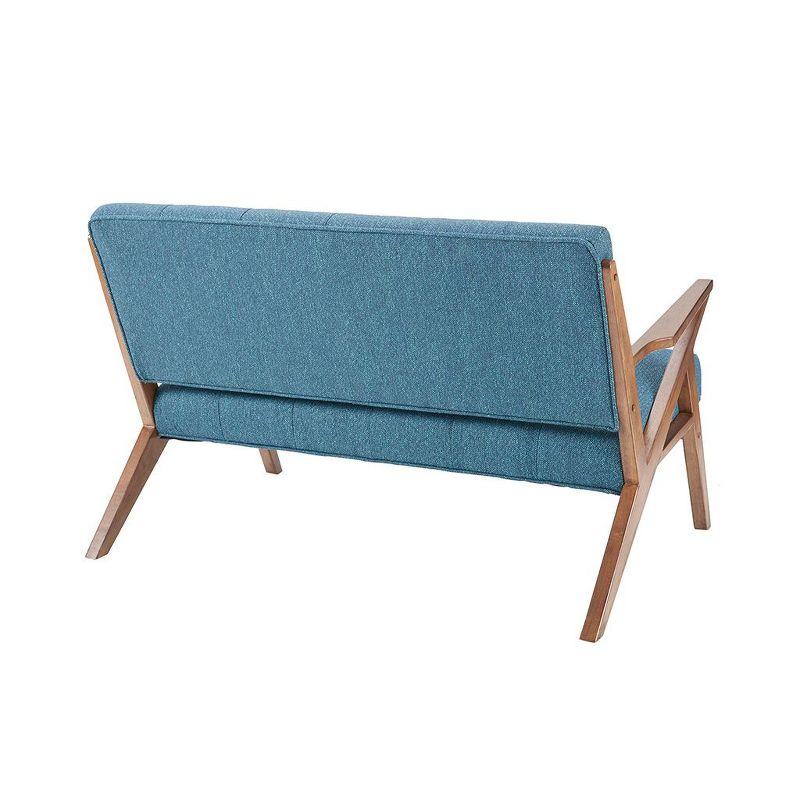 George Oliver Rocket Loveseat, Loveseat Sofa, Modern & Vintage Flair, Upholstered 2 Seater Couch, Chic Living Room Furniture Seating For Home, Apartment Or Office