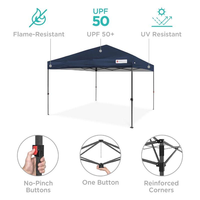 Best Choice Products 10 Ft. W x 10 Ft. D Steel Pop-Up Canopy