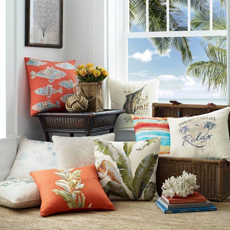 Tommy Bahama Home Reversible Throw Pillow