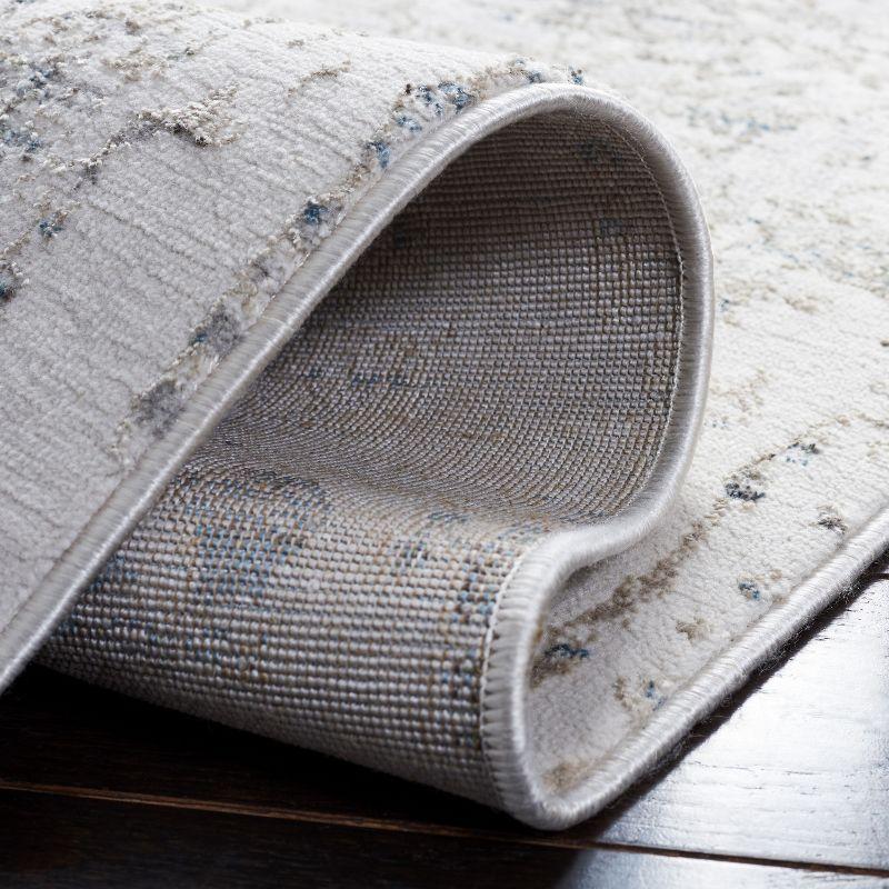 Steelside™ Wayde Abstract Gray/Beige Area Rug