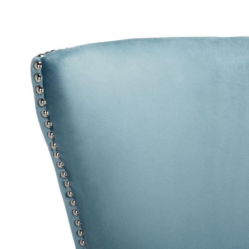 Geode Modern Wingback Chair - SFV4745 - Light Blue - Safavieh Couture