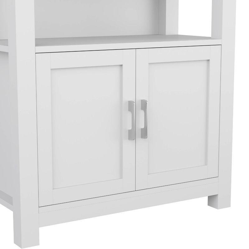 Martha Stewart Teague Martha Stewart 68" Shaker Bookcase with Storage Cabinet