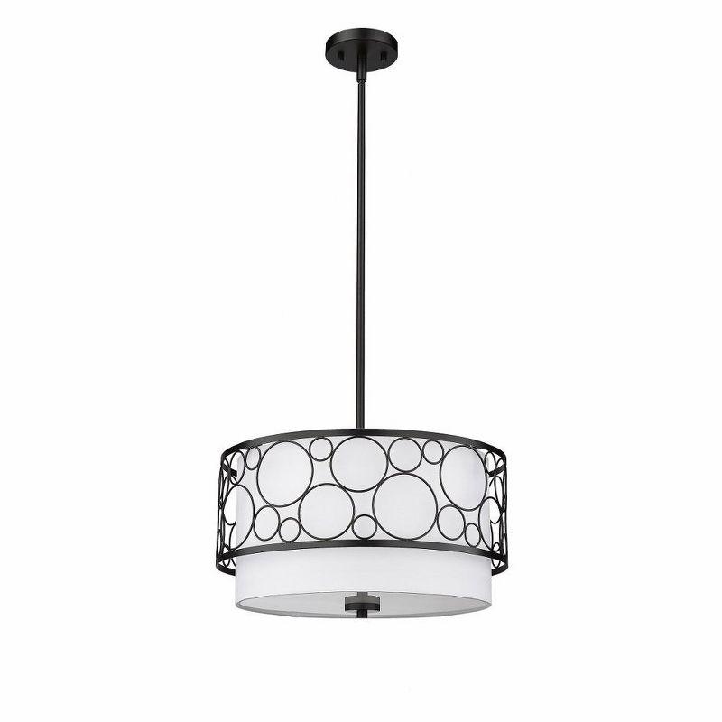 Z-Lite Kendall 3 - Light Pendant in  Matte Black