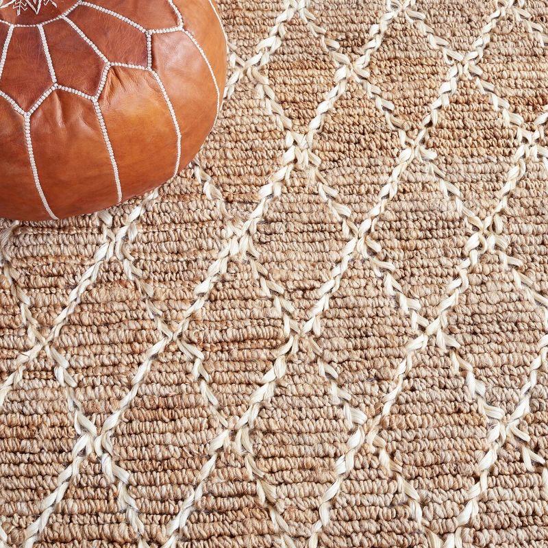 Natural Fiber NF951 Hand Loomed Accent Rug - Natural - 2'x3' - Safavieh.