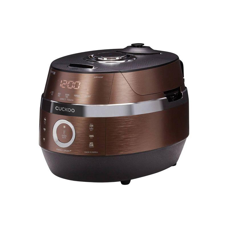 CUCKOO 10-Cup Induction Heating Pressure Rice Cooker and Warmer Bronze: 14 Settings, Automatic Keep Warm, Dishwasher-Safe Parts