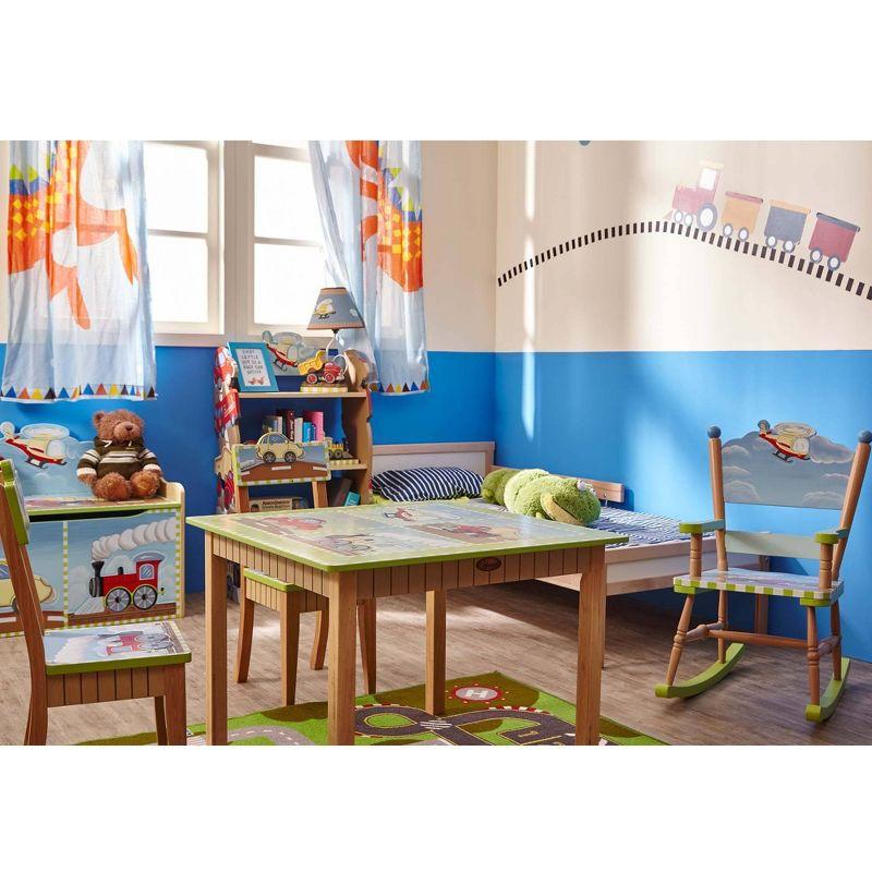 Teamson Kids Teamson Kids Transportation 3-Tier Bookshelf & Storage Drawer