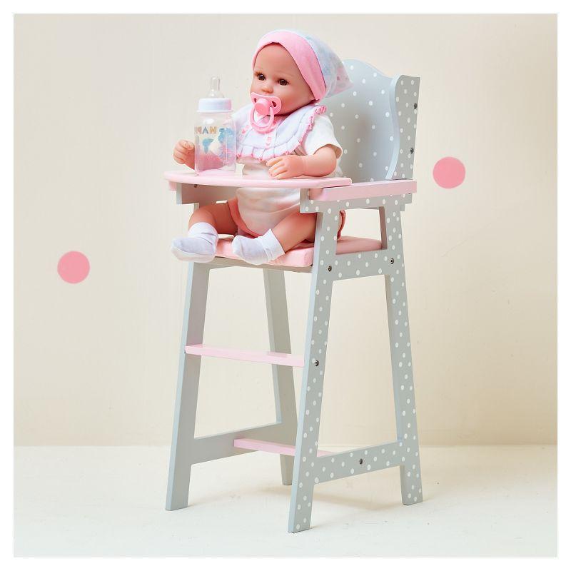 Olivia's Little World Olivia's Little World Wooden Baby Doll High Chair